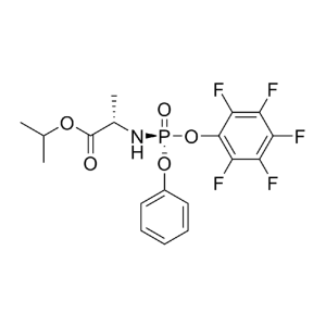 (S)-Isopropyl 2-(((S)-(perfluorophenoxy)-(phenoxy)-phosphoryl)-amino)-propanoate